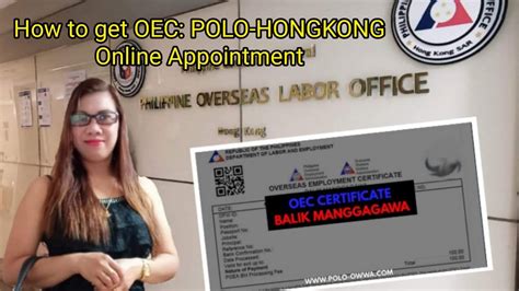 oec appointment bacolod|OFW Guide on How to Get an OEC or Balik .